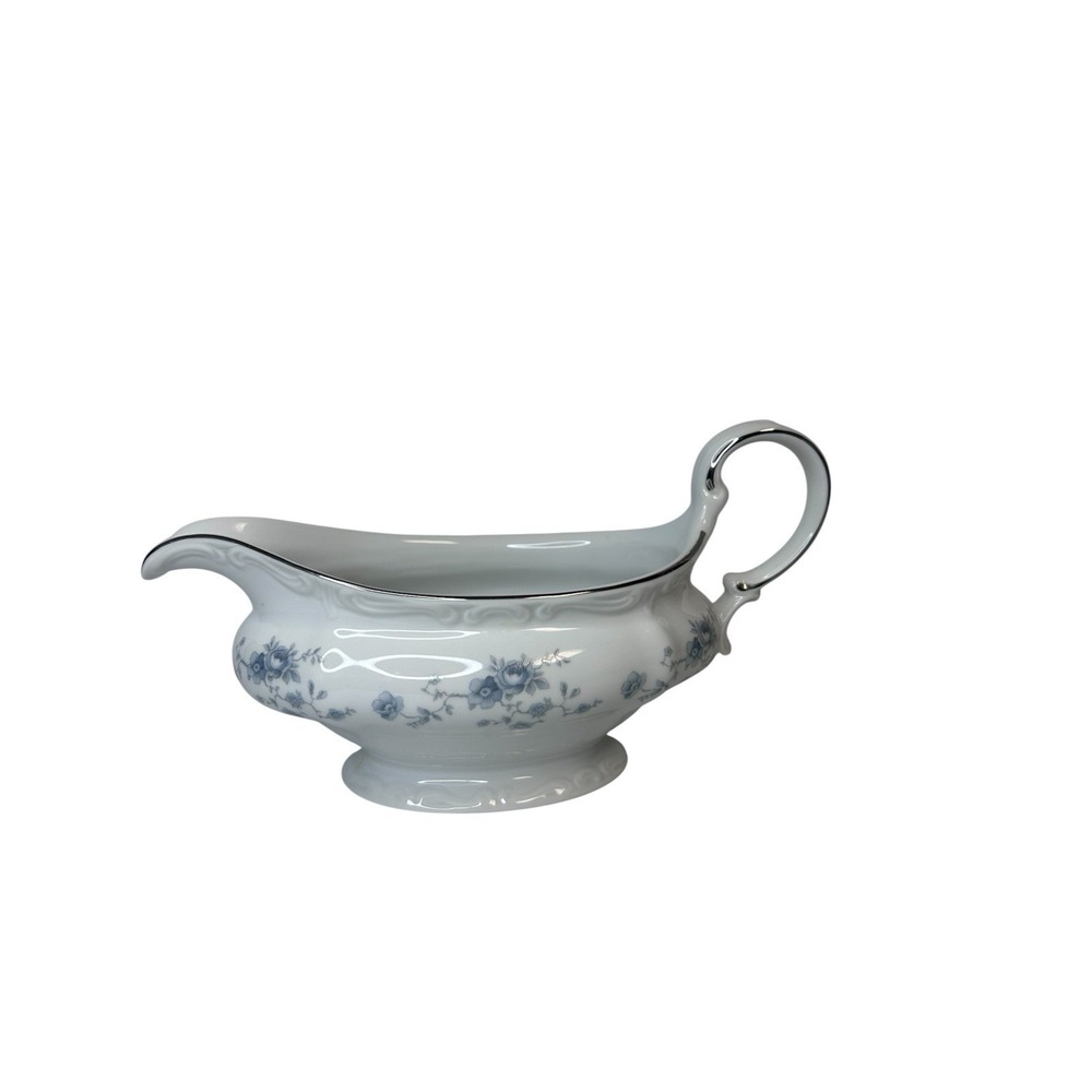 Johann Haviland China Gravy Boat Blue Garland Pattern Made In Germany